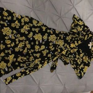 Michael Kors Floral Wrap Dress